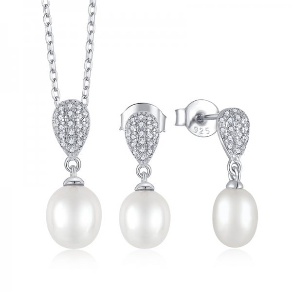 Women's Fashion Simple Pearl Jewelry Set