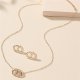 Two-piece Retro Clavicle Chain Cold Wind Necklace